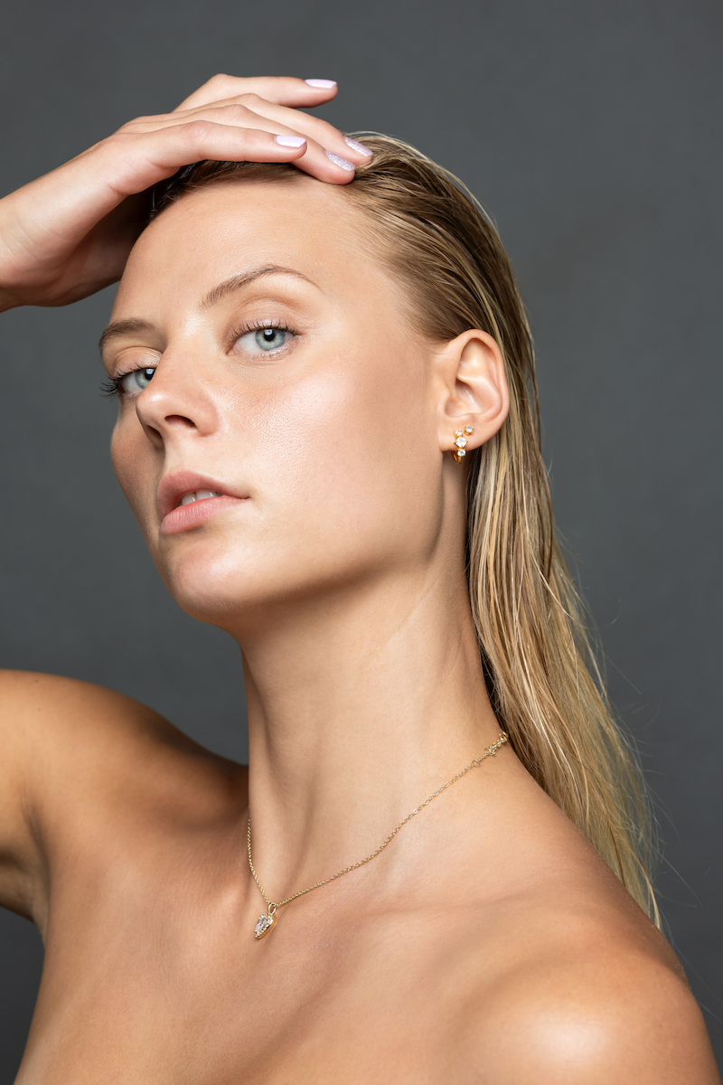 Beauty editorial portrait